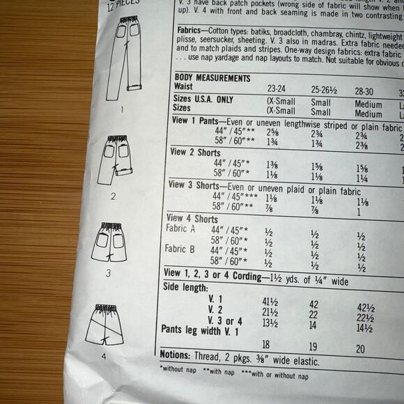 Vintage 1989 Simplicity Womens pattern 9495 Size XS-L uncut - Picture 5 of 6